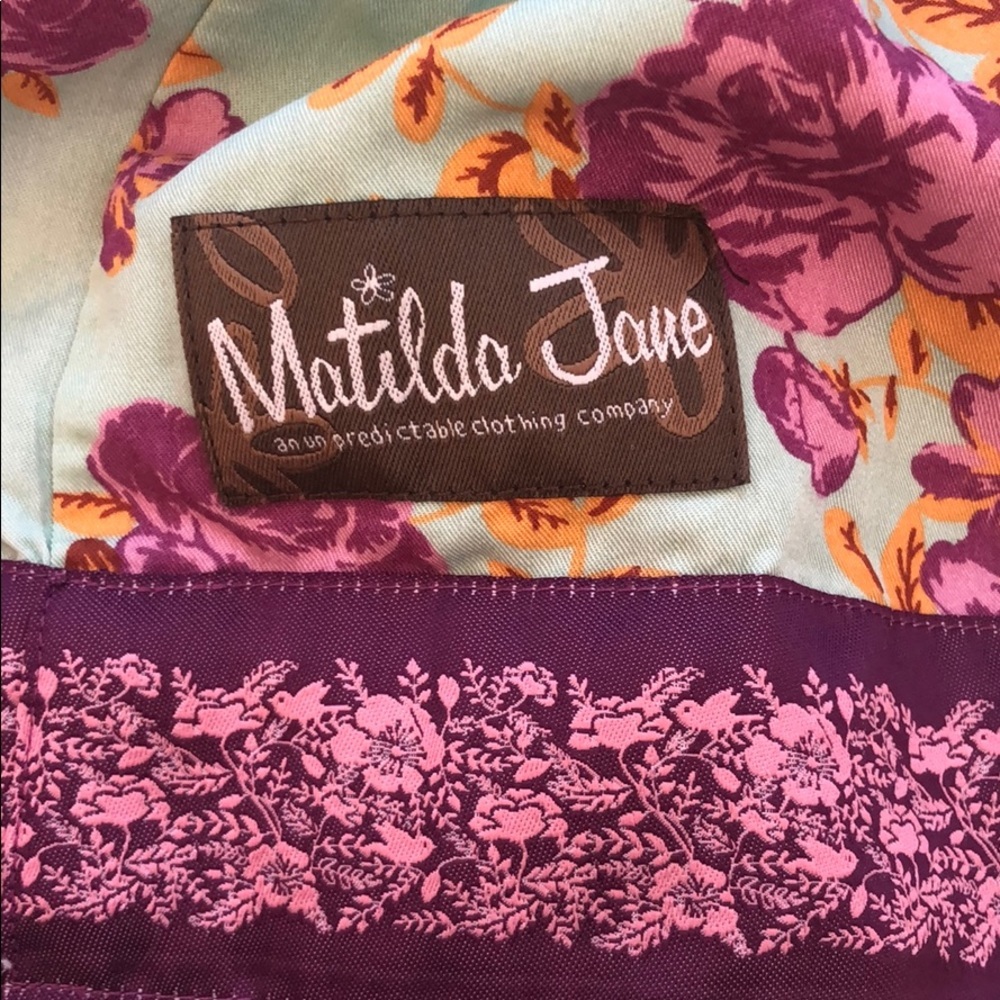 • Matilda Jane • Floral Girls Top Purple 4 - Picture 4 of 4